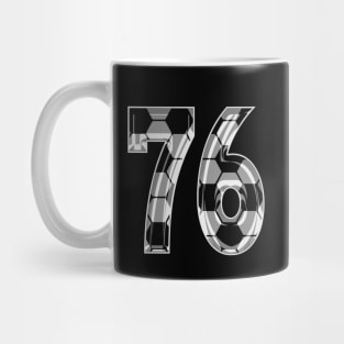 Soccer Number 76 Soccer Jersey #76 Soccer Mom Player Fan Mug